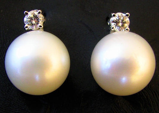 Handcrafted Pearl Earrings by Neil Keown